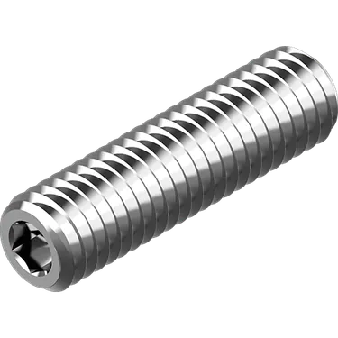 Stoppskruv sexkanthål skålad ände